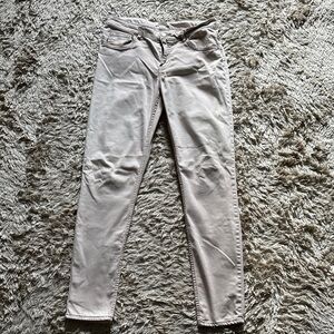 H&M Beige Stretch Skinny Jeans